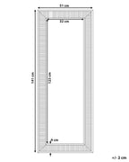 Miroir de 51 cm sur 141 cm