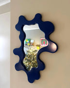 Miroir bleu 59 x 80 cm