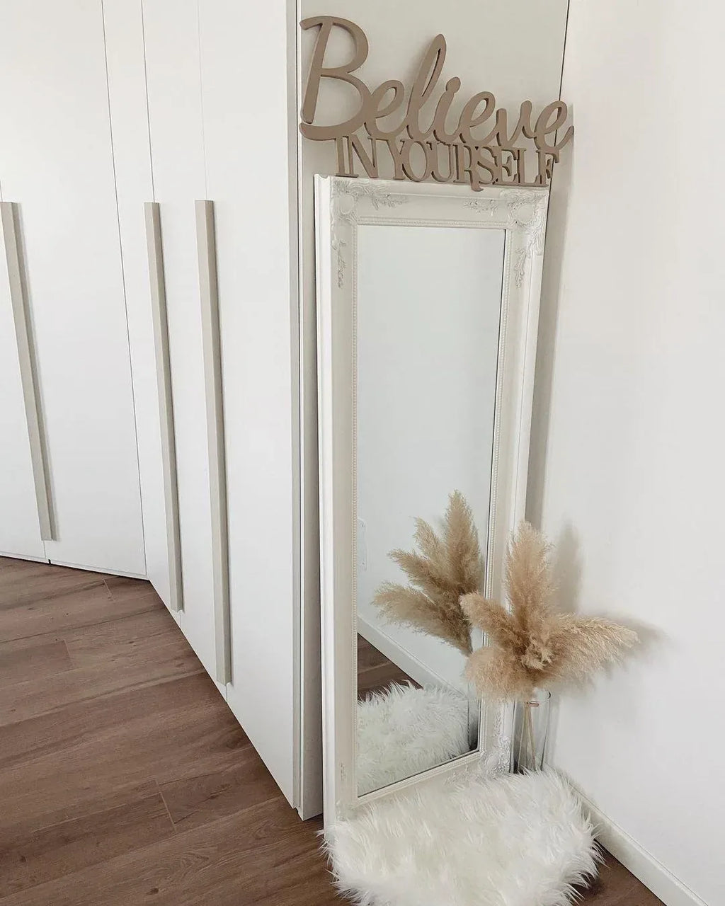 Specchio VARS 51 cm 141 cm Bianco