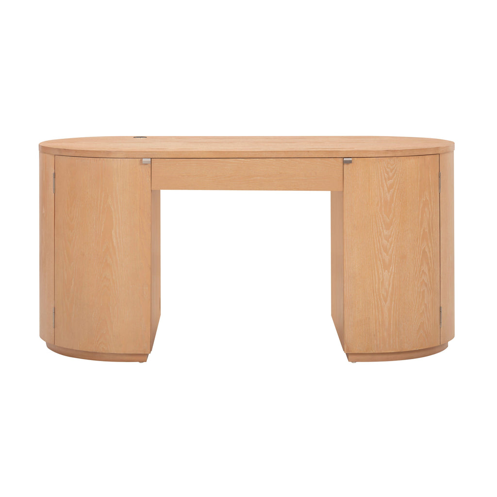 64 Wood Executive Desk With Storage