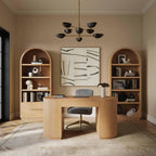 Bureau de direction en bois de 64 po avec rangement