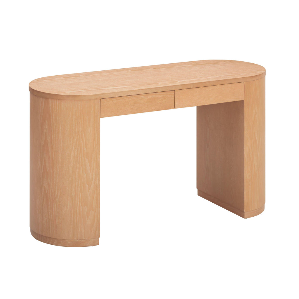 52 Wood 2-Drawer Writing Desk