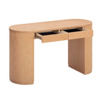Bureau d'écriture 52 po à 2 tiroirs en bois