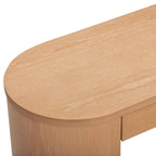 Bureau d'écriture 52 po à 2 tiroirs en bois