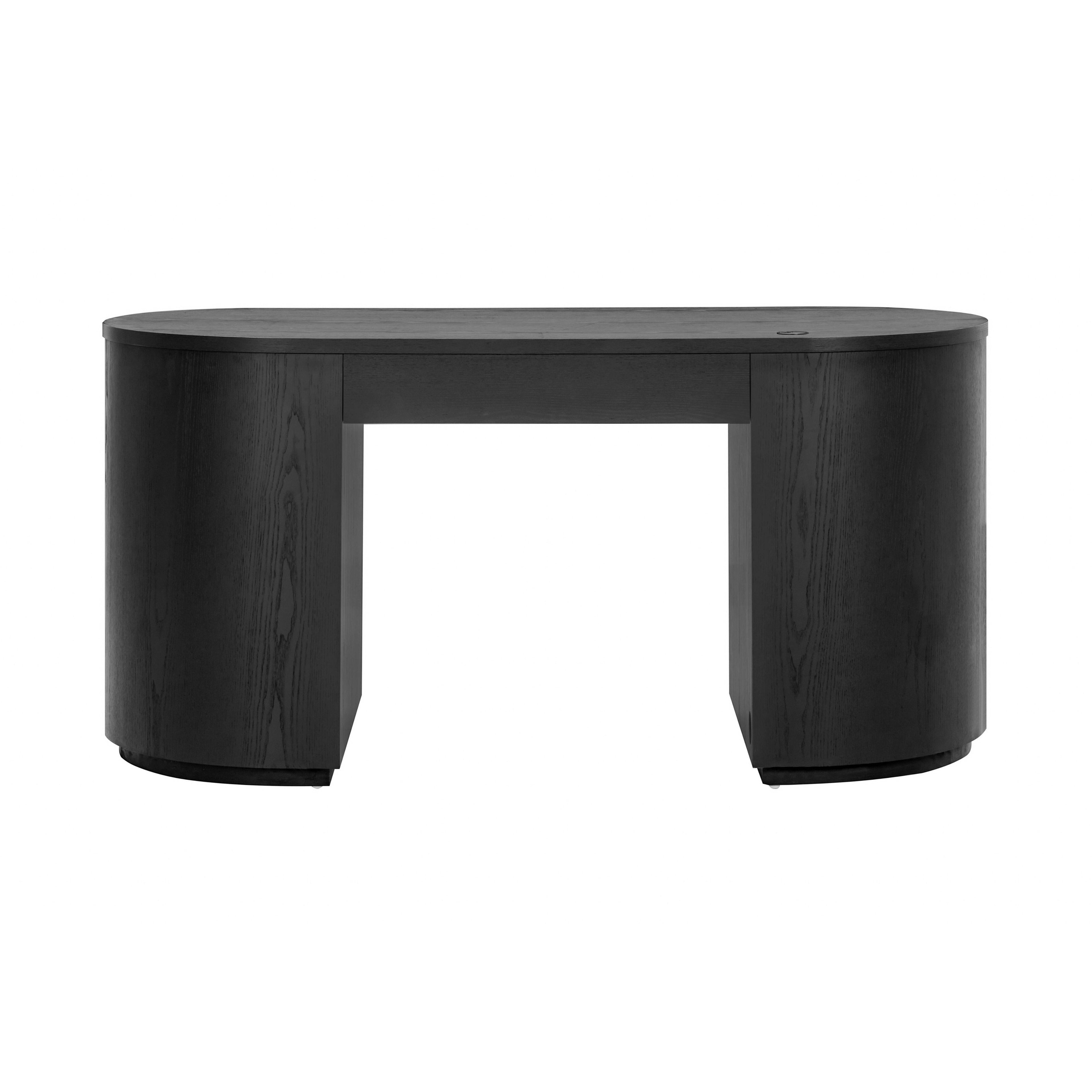 64 Wood Executive Desk With Storage