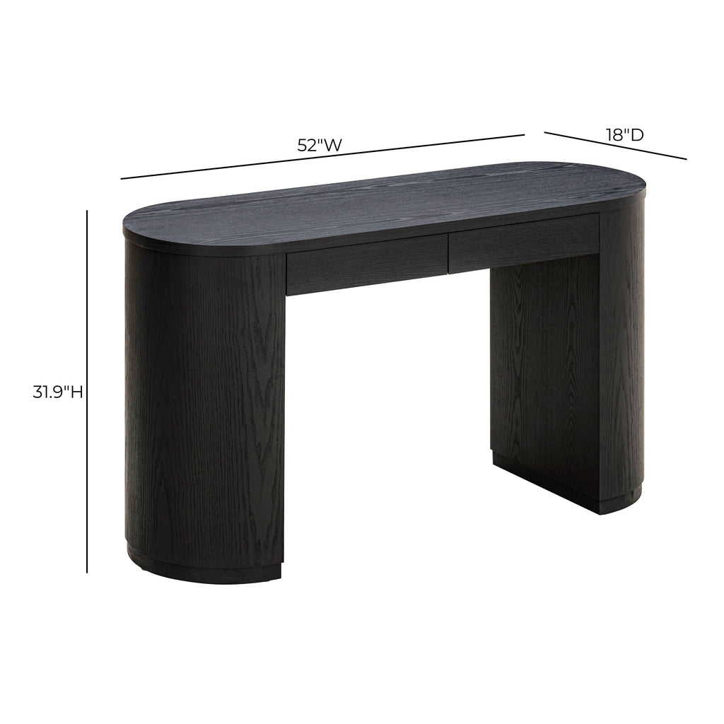 52 Wood 2-Drawer Writing Desk