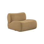 Chaise sans accoudoirs en velours