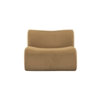 Chaise sans accoudoirs en velours