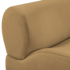 Chaise sans accoudoirs en velours
