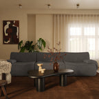 Chaise en tissu de qualité contractuelle