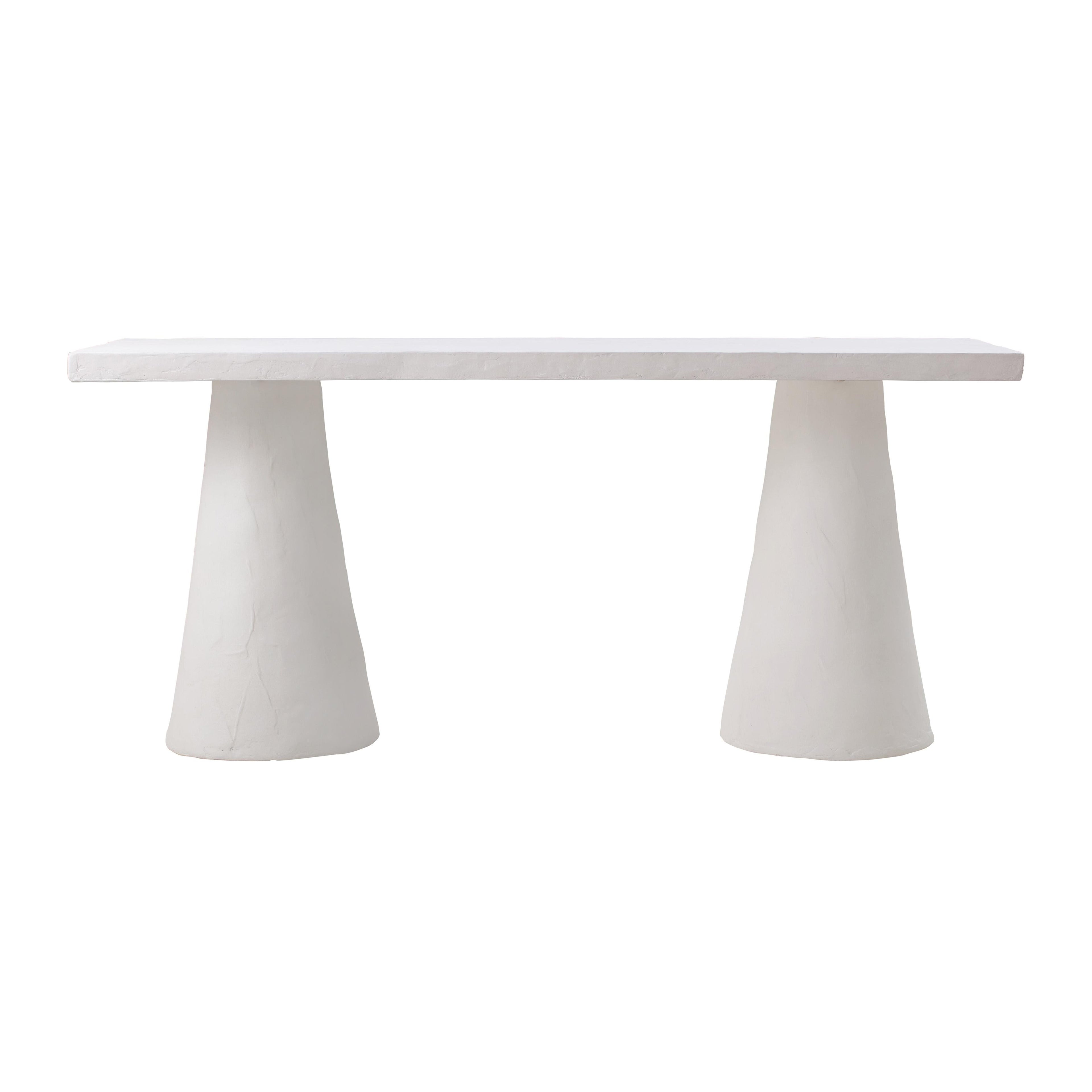 68.5 Desk in Faux Plaster