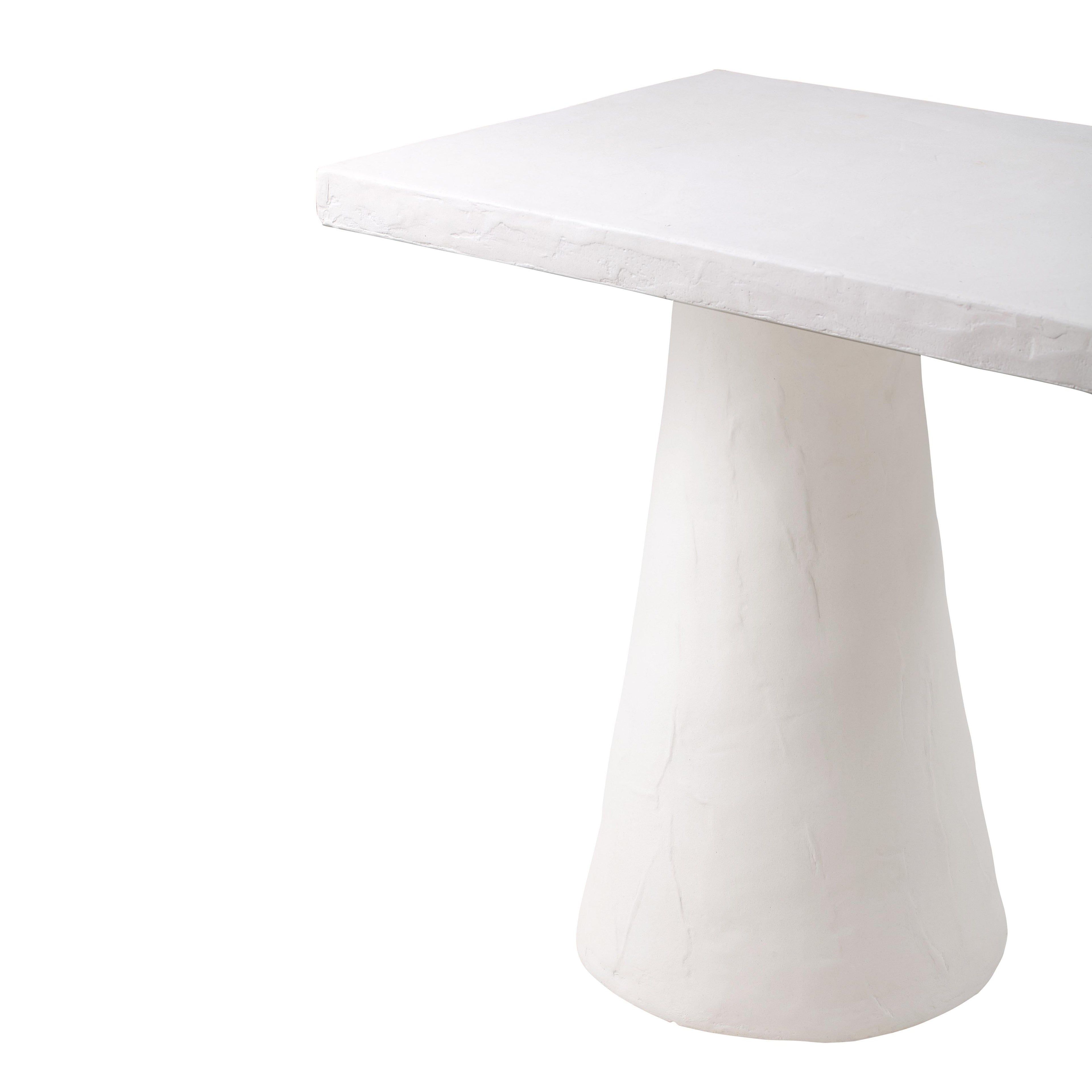 68.5 Desk in Faux Plaster