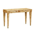 48 Burl 2-Drawer Work Desk