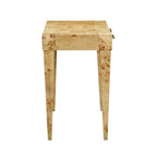 Bureau de travail 48 po en ronce, 2 tiroirs