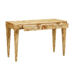 Bureau de travail 48 po en ronce, 2 tiroirs