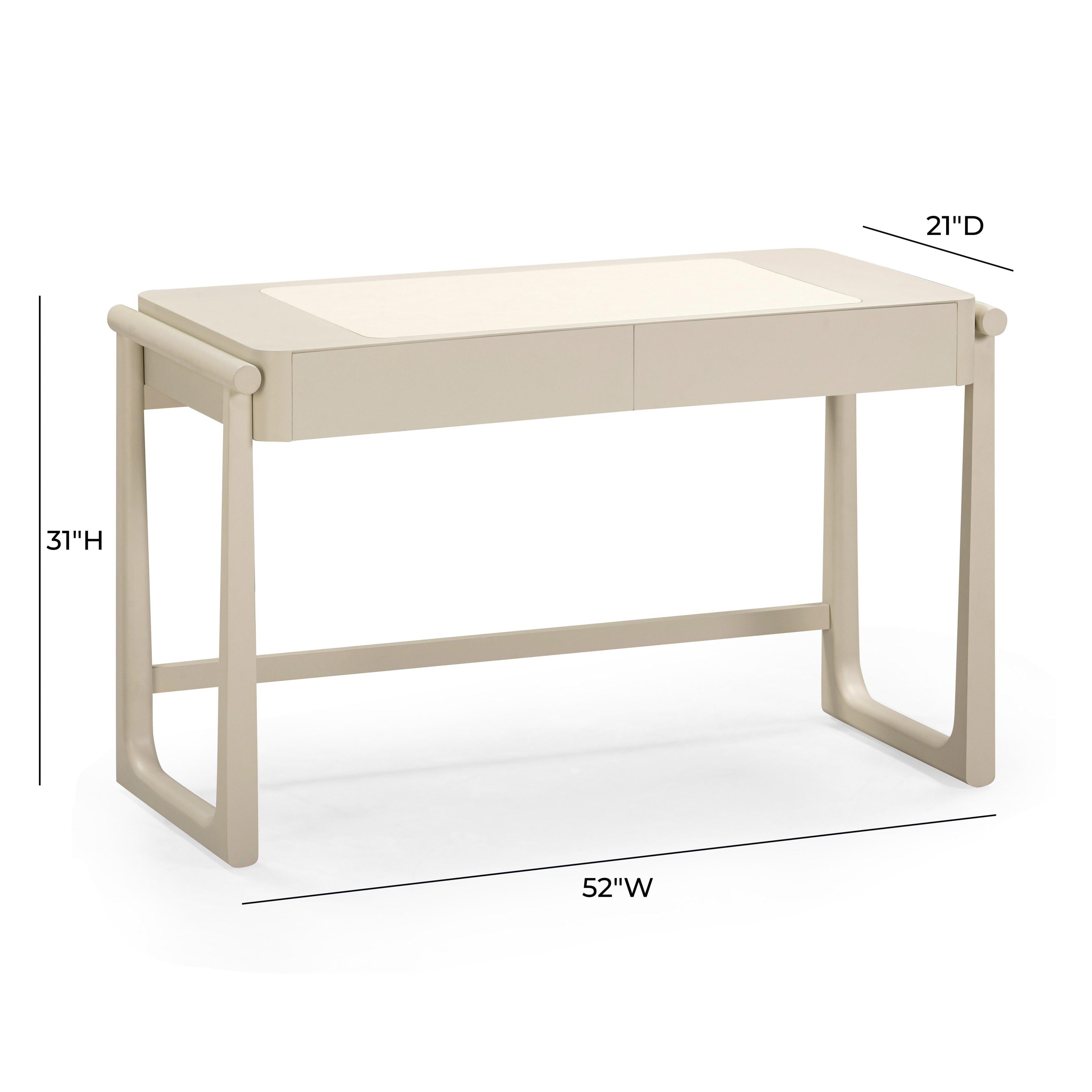 52 2-Drawer Desk