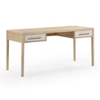 Bureau de direction 62 pouces, finition naturelle blanchie