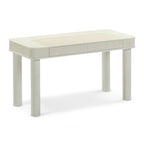 Bureau de direction 2 tiroirs crème 55 po