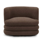 Fauteuil de salon pivotant en bouclette haute performance pour hôtel