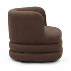 Fauteuil de salon pivotant en bouclette haute performance pour hôtel