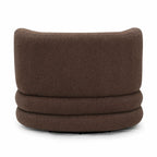 Fauteuil de salon pivotant en bouclette haute performance pour hôtel