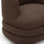 Fauteuil de salon pivotant en bouclette haute performance pour hôtel