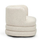 Fauteuil de salon pivotant en bouclette haute performance pour hôtel