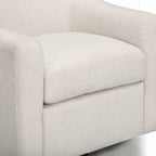 Fauteuil pivotant en tissu tressé de qualité professionnelle