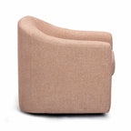 Fauteuil pivotant en tissu tressé de qualité professionnelle