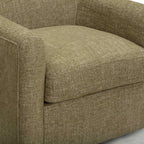 Fauteuil pivotant en tissu tressé de qualité professionnelle