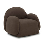 Fauteuil d'appoint en bouclette de qualité contractuelle