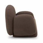 Fauteuil d'appoint en bouclette de qualité contractuelle