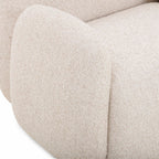 Fauteuil d'appoint en bouclette de qualité contractuelle