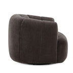 Fauteuil pivotant Jasmine en tissu tressé recyclé de qualité contractuelle