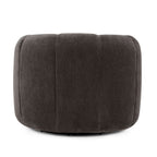 Fauteuil pivotant Jasmine en tissu tressé recyclé de qualité contractuelle