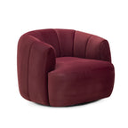 Fauteuil pivotant Jasmine Performance Velvet