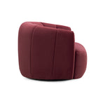 Fauteuil pivotant Jasmine Performance Velvet