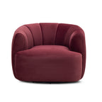 Fauteuil pivotant Jasmine Performance Velvet