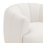Fauteuil pivotant Jasmine Performance Velvet