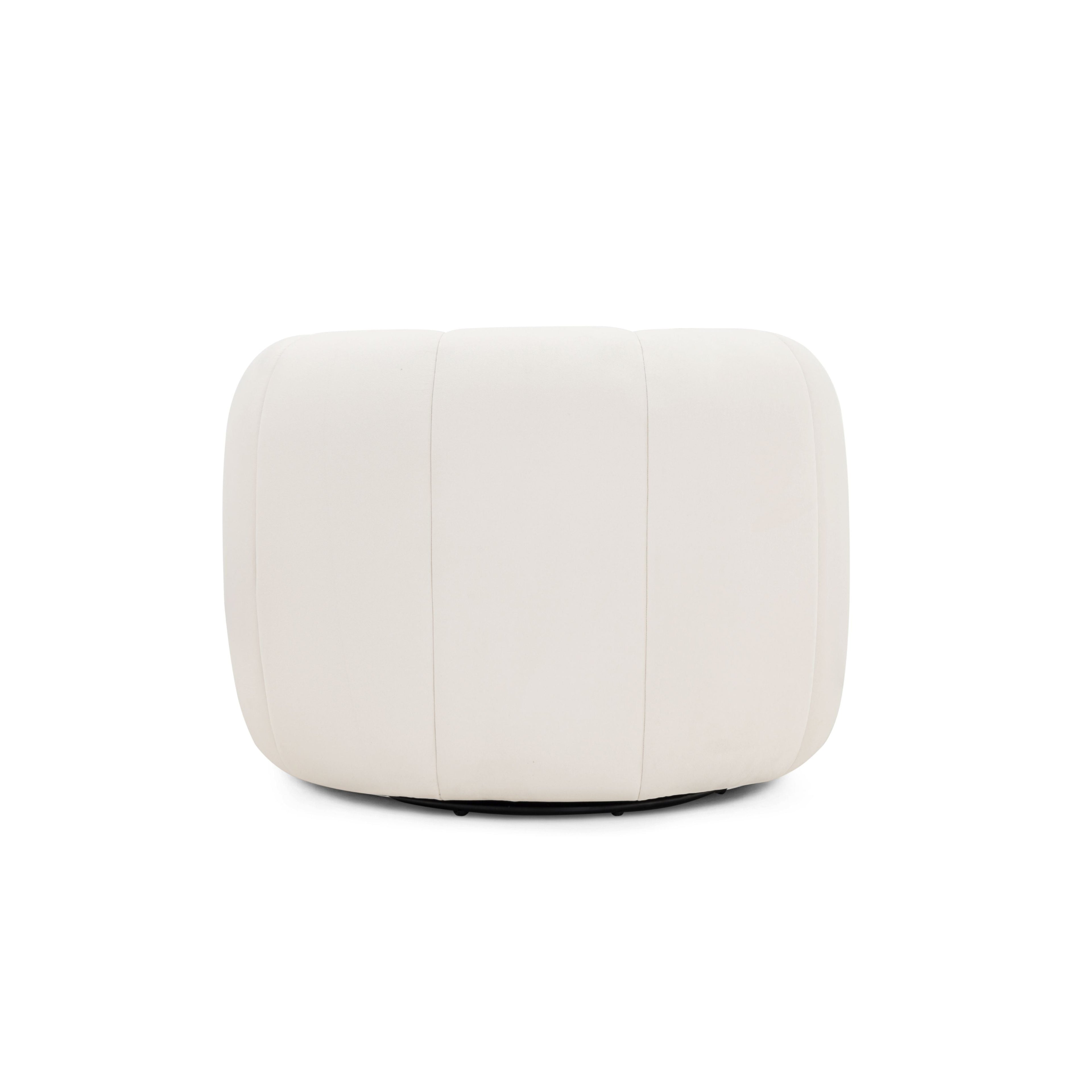 Jasmine Performance Velvet Swivel Accent Chair
