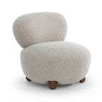 Fauteuil d'appoint gris chaud