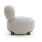 Fauteuil d'appoint gris chaud