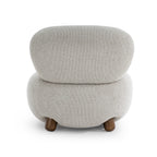 Fauteuil d'appoint gris chaud