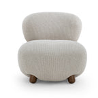 Fauteuil d'appoint gris chaud