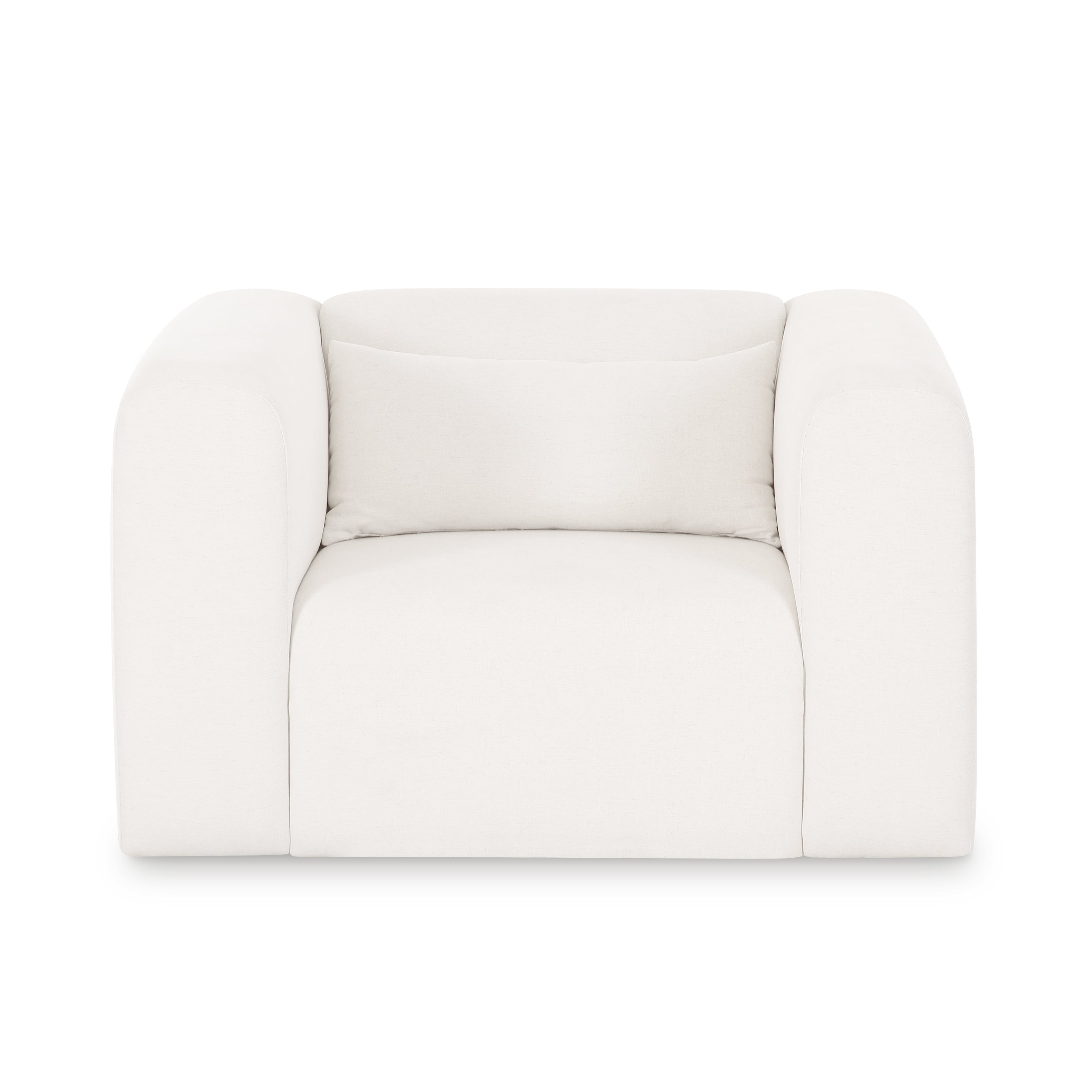 Tarra Cream Performance Chenille Accent Chair