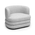 Fauteuil de salon pivotant en bouclette haute performance pour hôtel