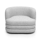 Fauteuil de salon pivotant en bouclette haute performance pour hôtel