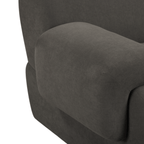Chaise d'angle en tissu recyclé de qualité contractuelle