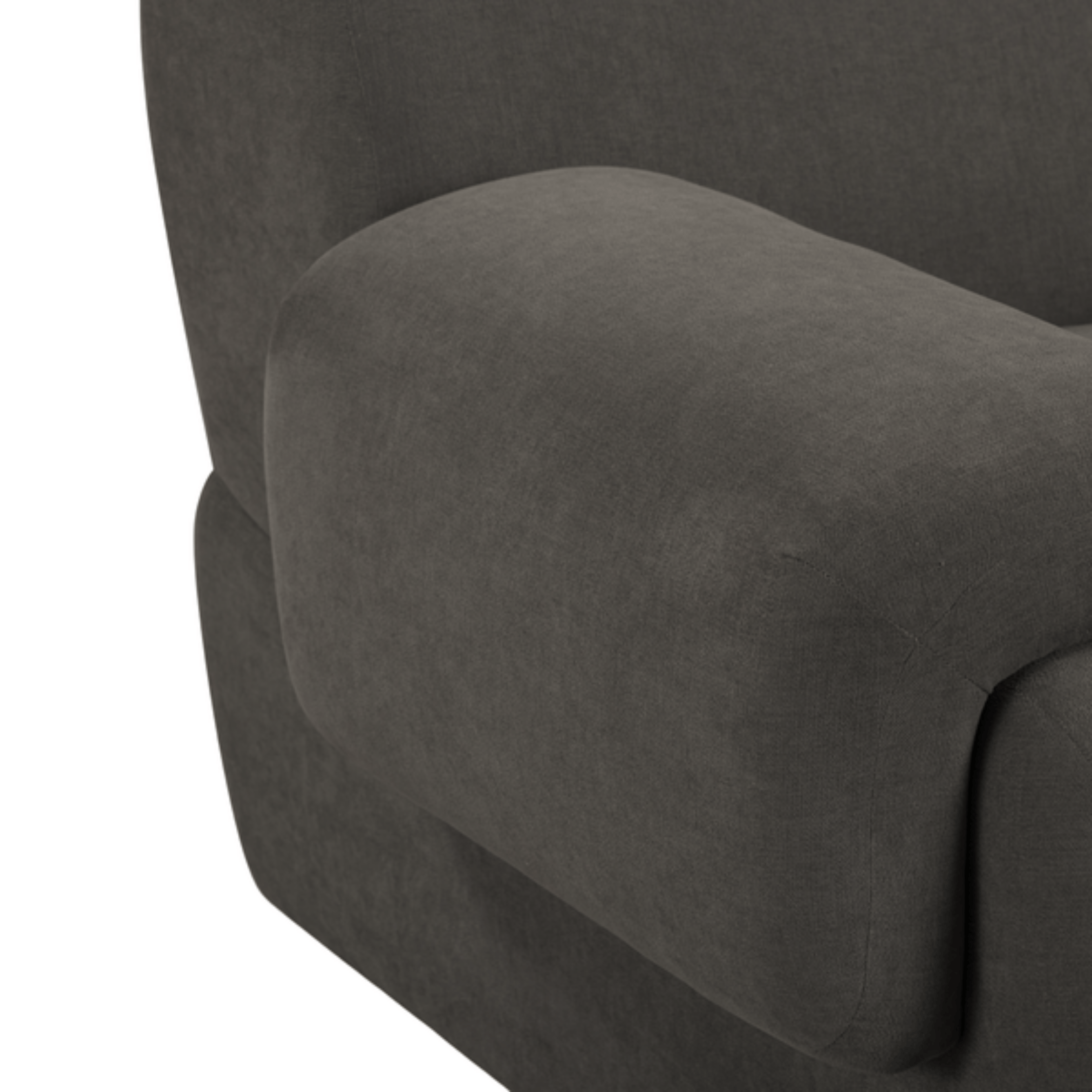 Zenith Contract-Grade Upcycled Fabric Corner Chair