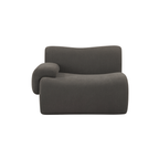 Chaise d'angle en tissu recyclé de qualité contractuelle